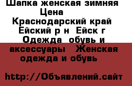 Шапка женская зимняя › Цена ­ 500 - Краснодарский край, Ейский р-н, Ейск г. Одежда, обувь и аксессуары » Женская одежда и обувь   